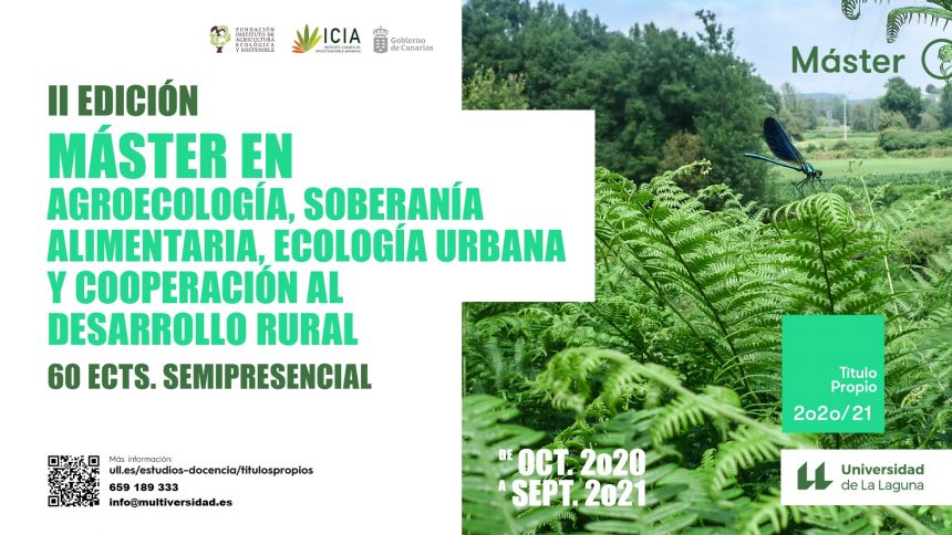 Máster Propio en Agroecología, Soberanía Alimentaria, Ecología Urbana y Cooperación al Desarrollo Rural